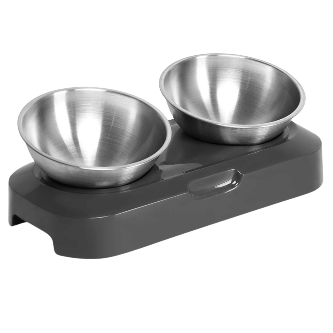 Adjustable Pet Feeder Stainless Steel Food Bowls