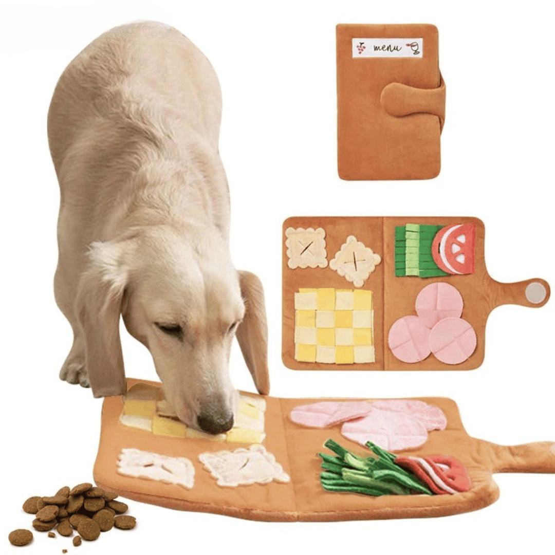Interactive Dog Treat Dispensing Feeding Mat