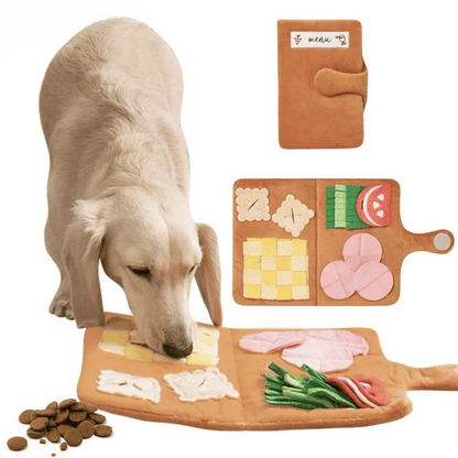 Interactive Dog Treat Dispensing Feeding Mat