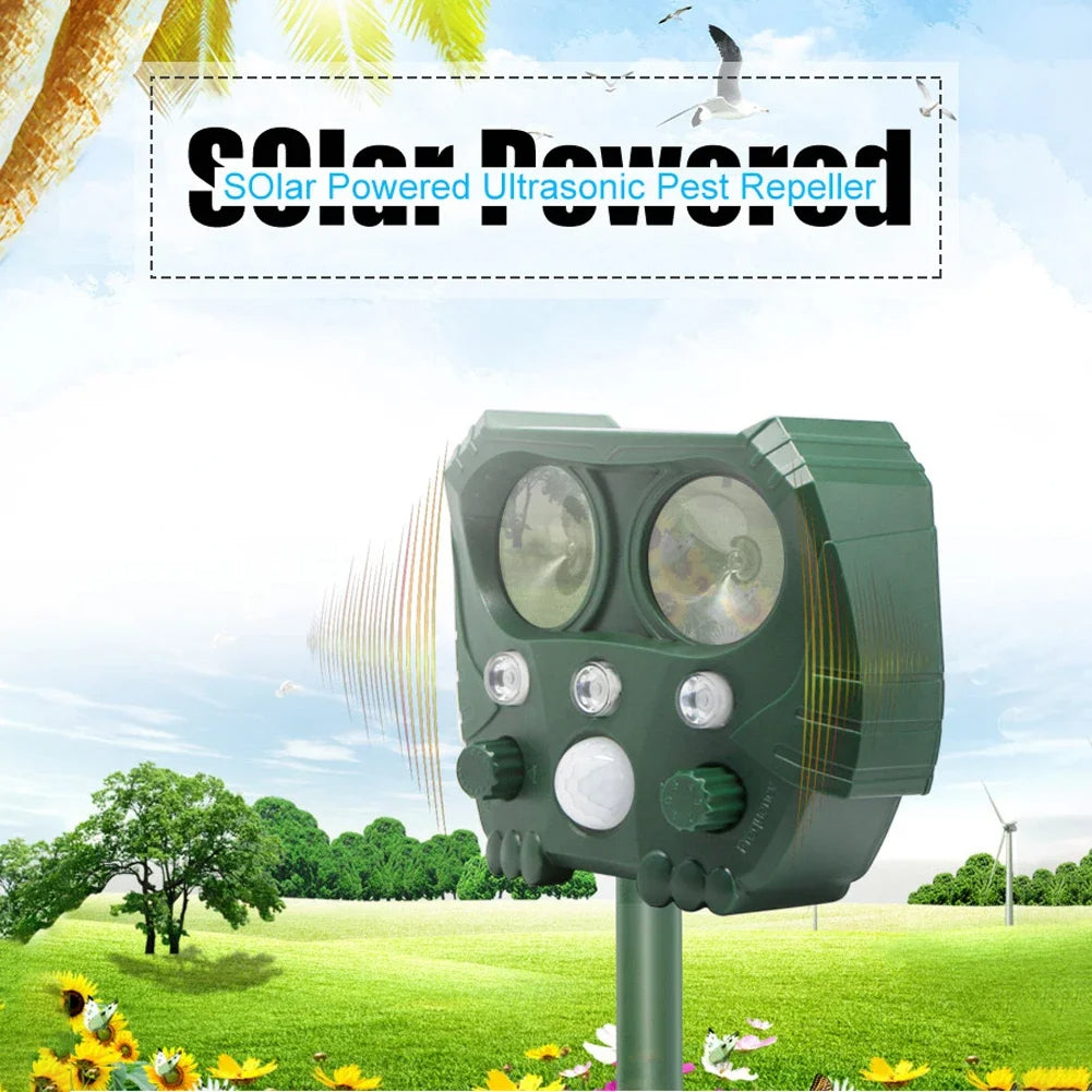 Motion Activated Animal Repellent Device Outdoor