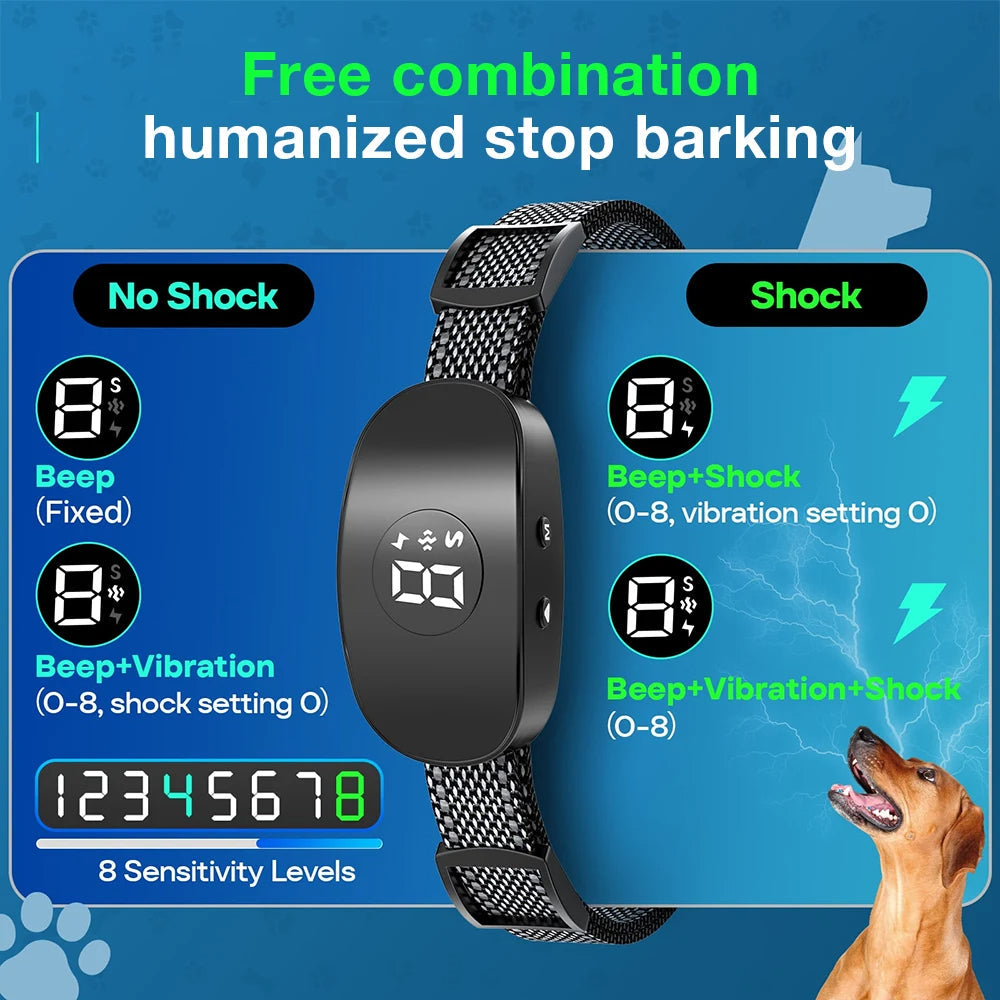 Humane Anti Bark Dog Collar Vibration Mode