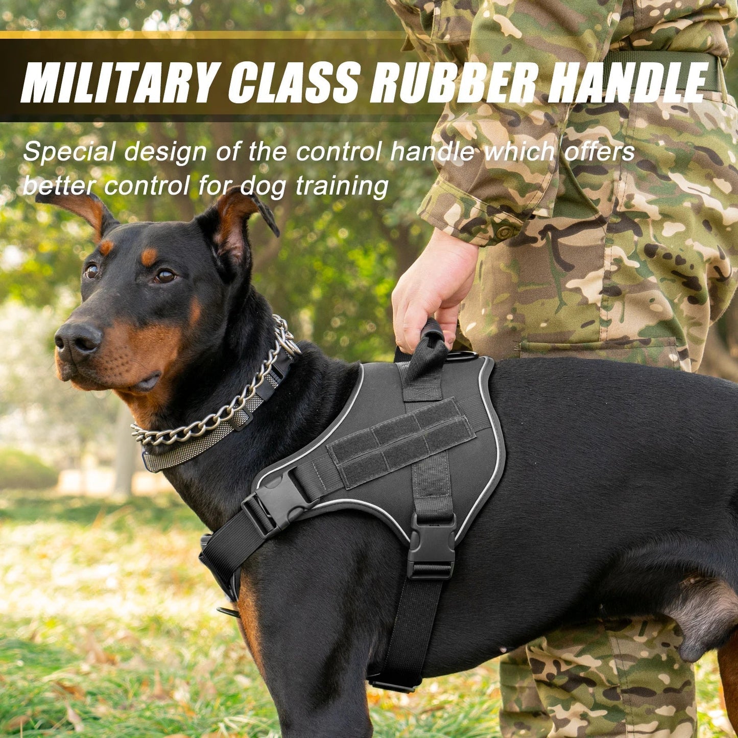 Durable Dog Training Vest Heavy Duty Harness
