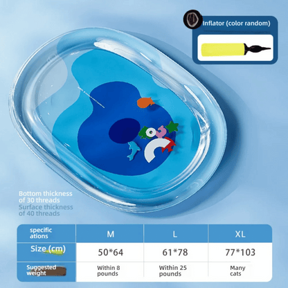 Pet Cooling Bed Soft Bolsters Summer Relaxation