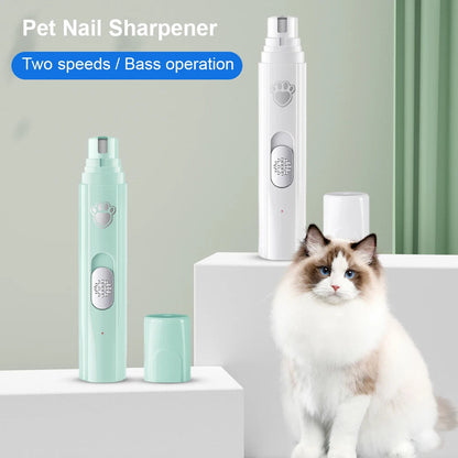 Pet Nail Trimmer 2-Speed Quiet Grinder