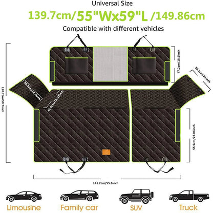Durable Back Seat Pet Car Protector