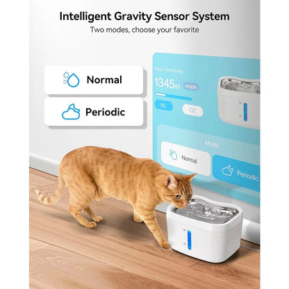 Pet Water Fountain Stainless Steel Auto Sensor