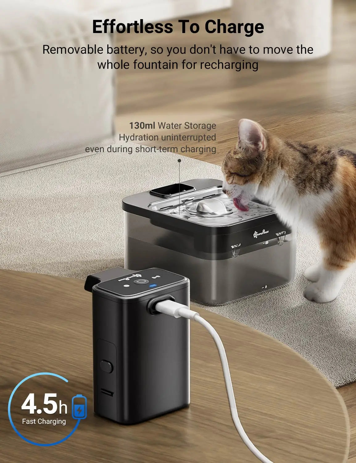 Pet Water Fountain Stainless Steel Automatic Sensor