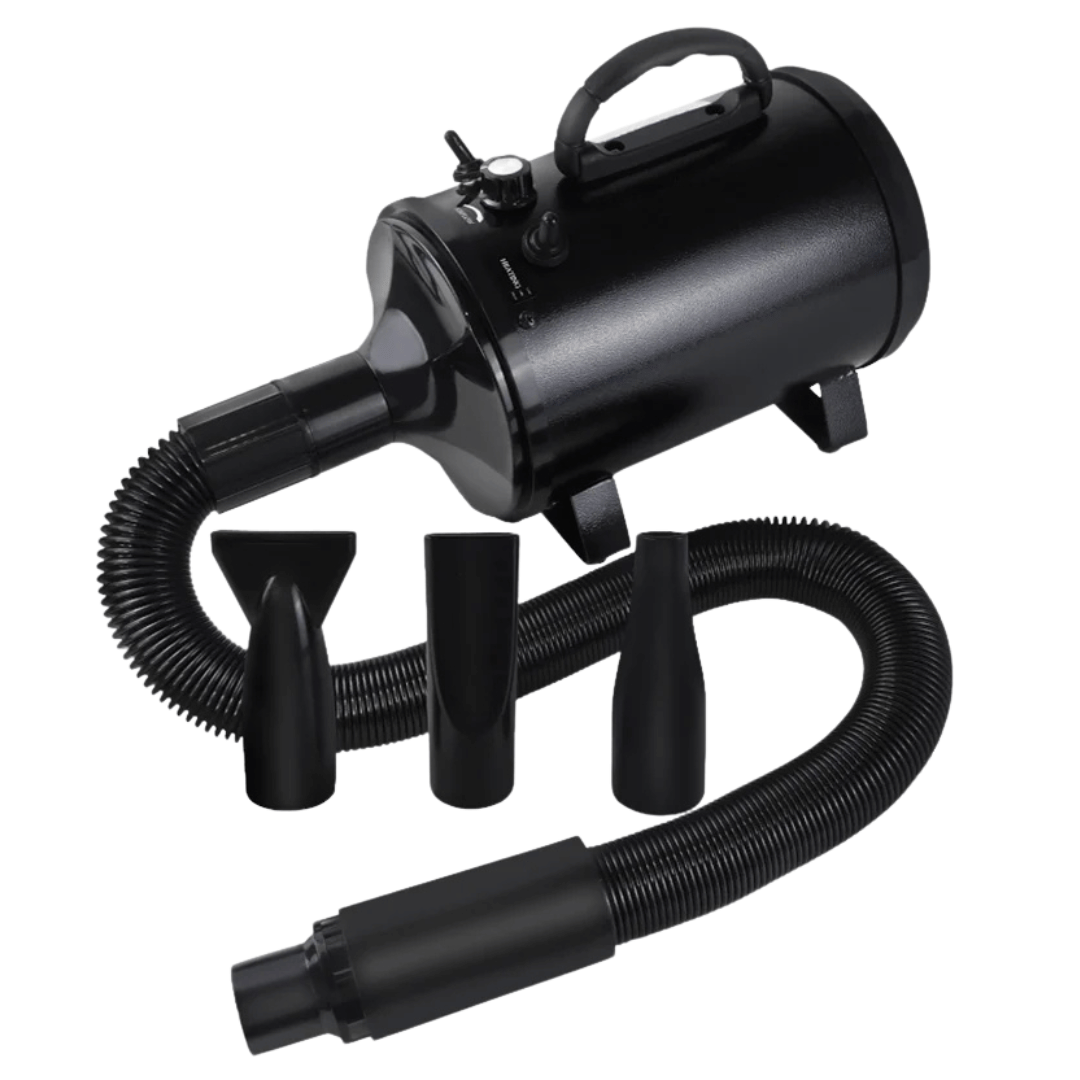 Pet Dryer Adjustable Heat Interchangeable Tips
