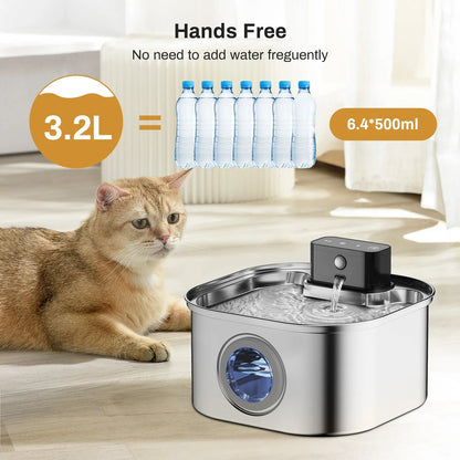 Automatic Pet Water Fountain Silent USB Powered