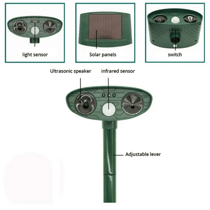 Solar Powered Yard Pest Repeller