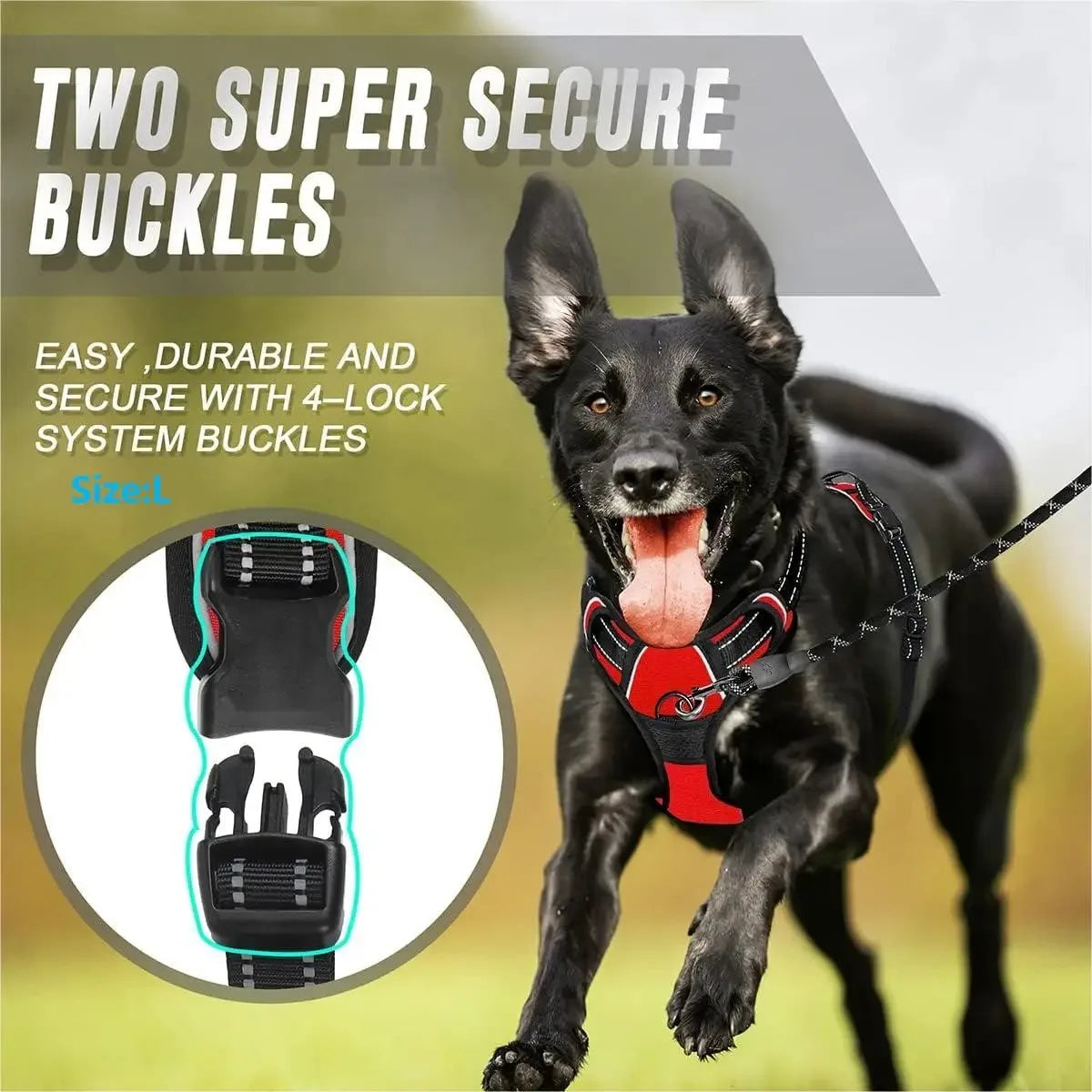 Puppy Walking Harness Reflective Safety Straps