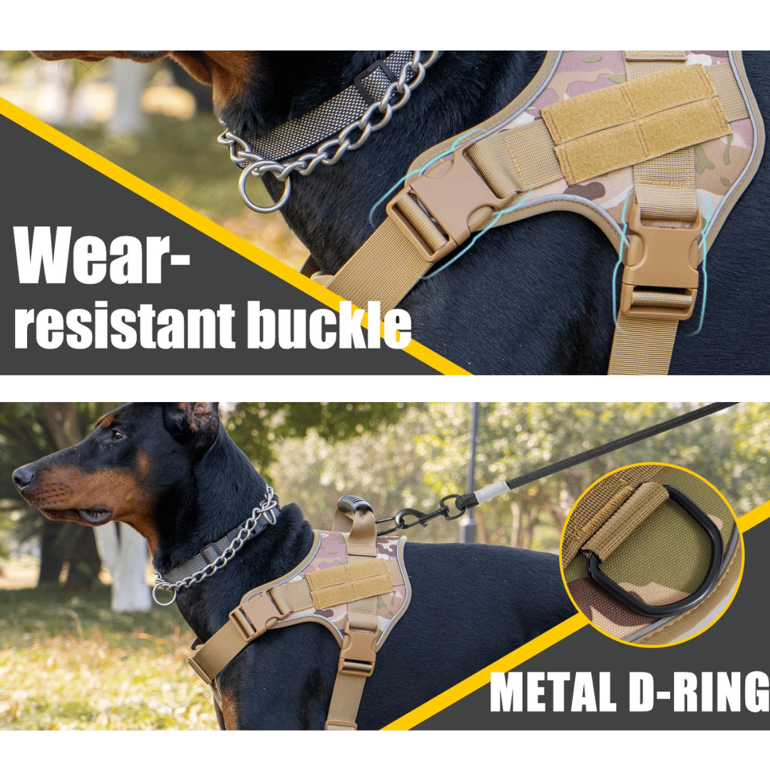 Durable Dog Training Vest Heavy Duty Harness