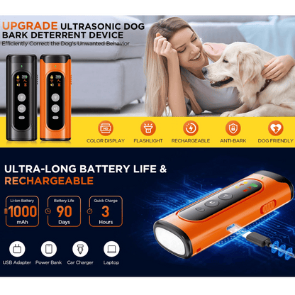 Portable Anti Bark Dog Trainer Rechargeable