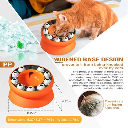 Cat Food Puzzle Toy For Healthy Weight Management