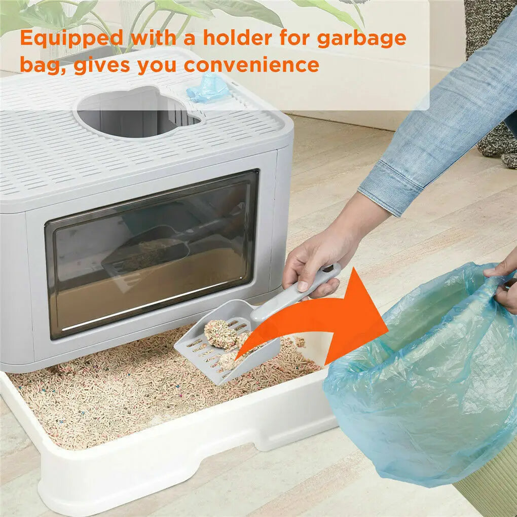 Hidden Cat Litter Box With Storage And Scoop Large