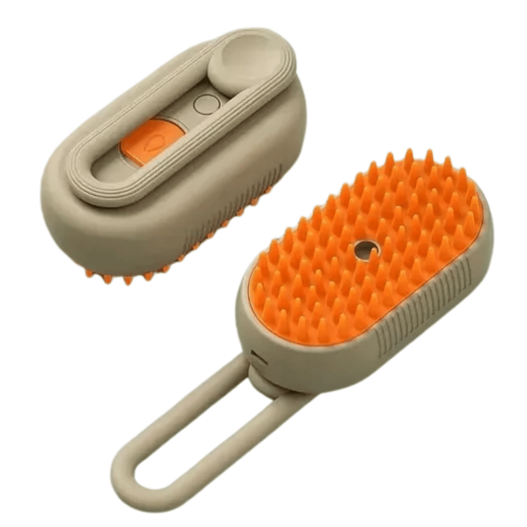 Pet Grooming Brush With Detangling Spray For Massage