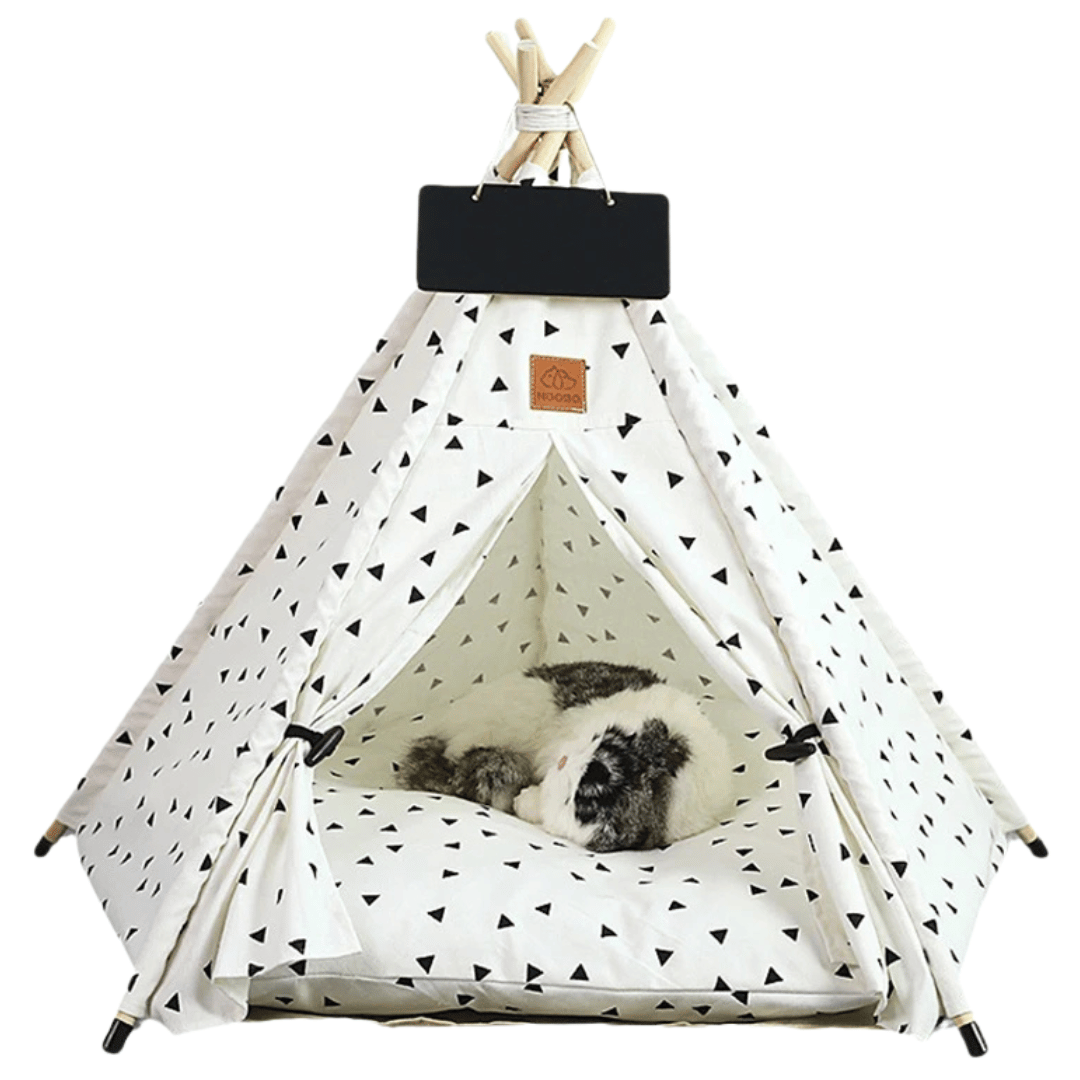 Small Pet Teepee House Soft Washable Pad - Pupporia