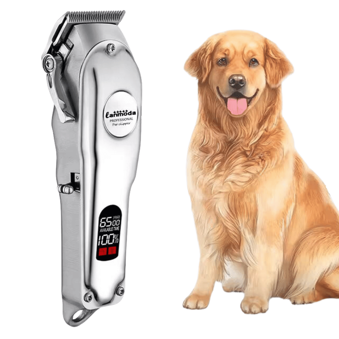 Pet Grooming Trimmer Set Adjustable Blades Quiet