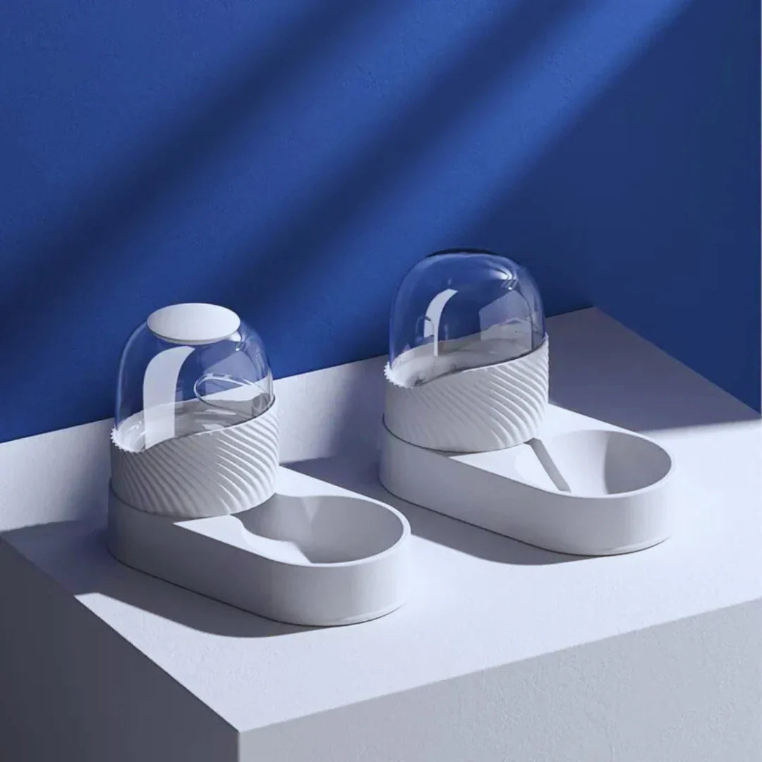 Feeding Station Glass Dome Non Slip Base