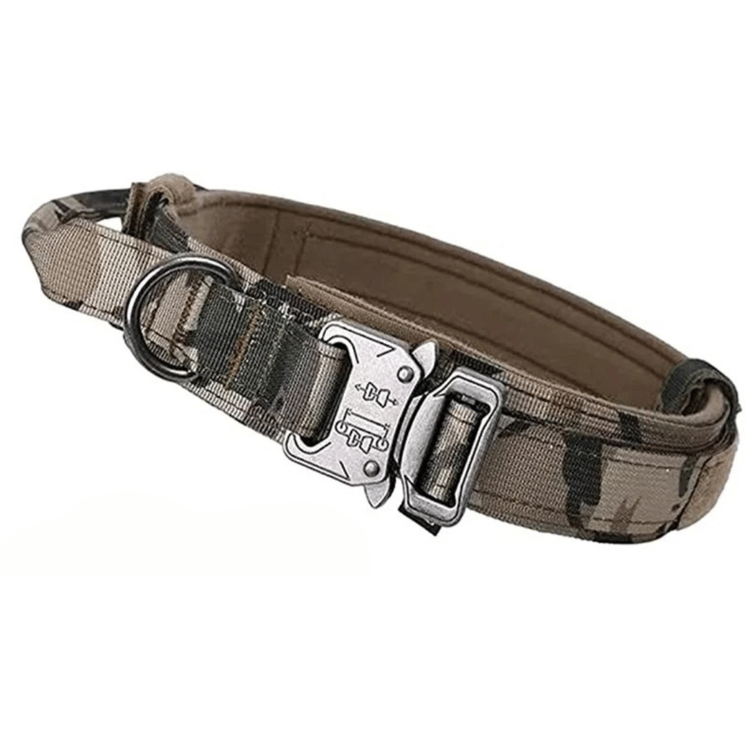 Tactical Dog Collar Durable Nylon Large Breed