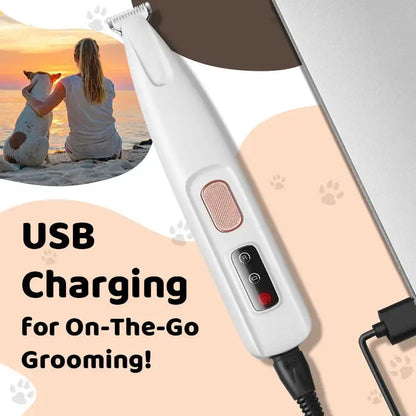 Wireless Pet Nail Clipper With Safety Light