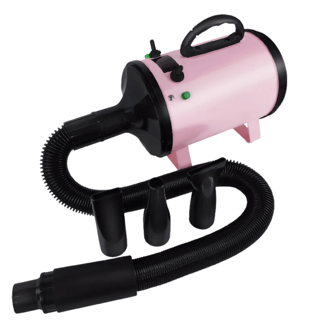 Pet Dryer Adjustable Heat Interchangeable Tips