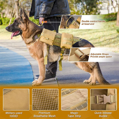 Durable Dog Training Vest With Pockets