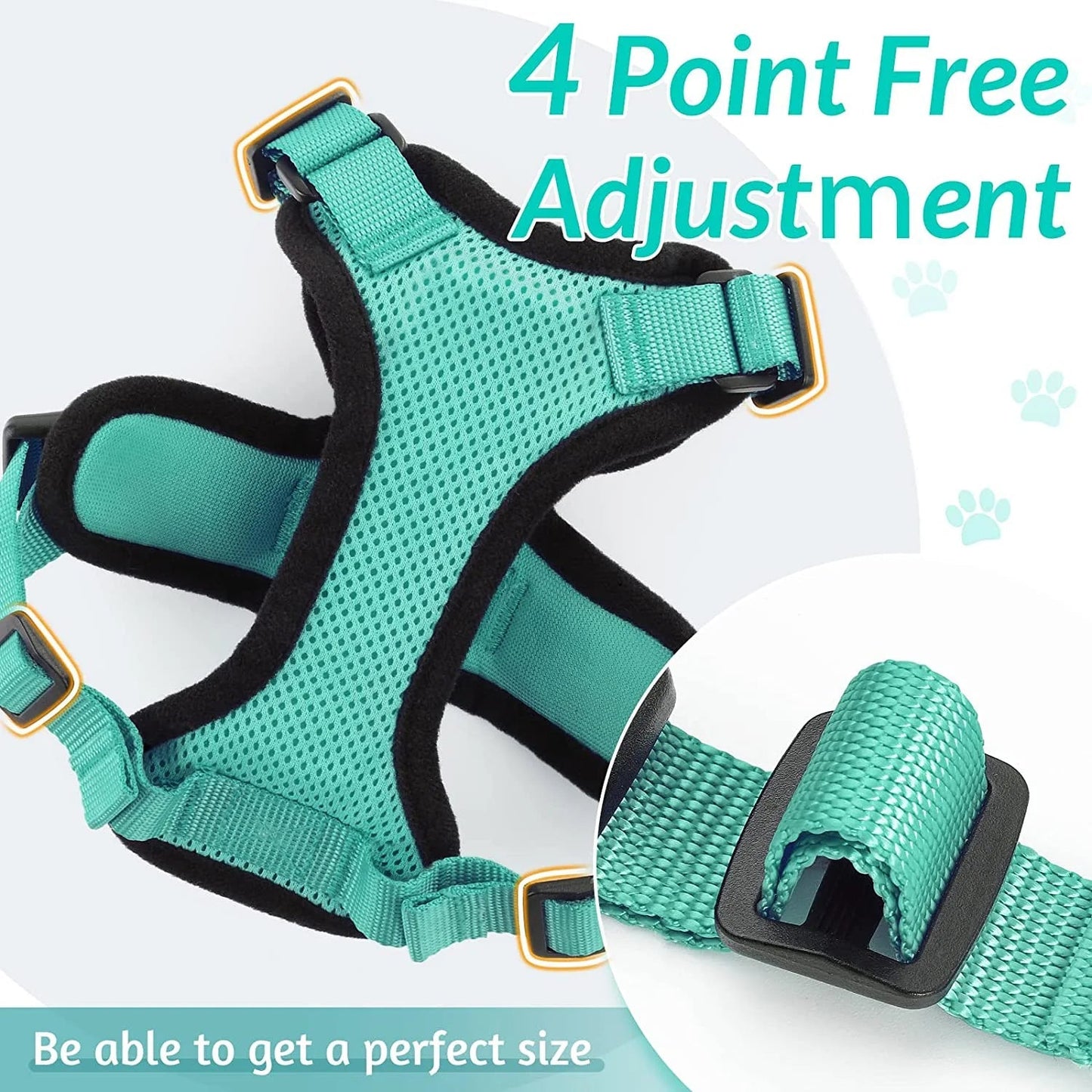 Cat Harness Leash Set Breathable Comfortable