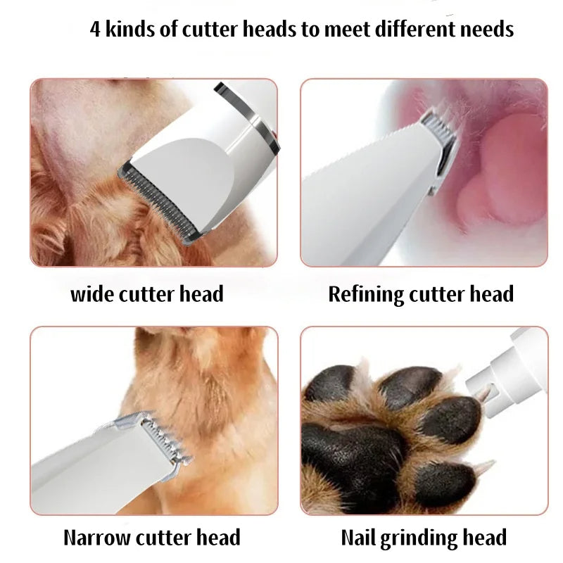 Pet Grooming Kit Rechargeable Trimmer Quiet Operation