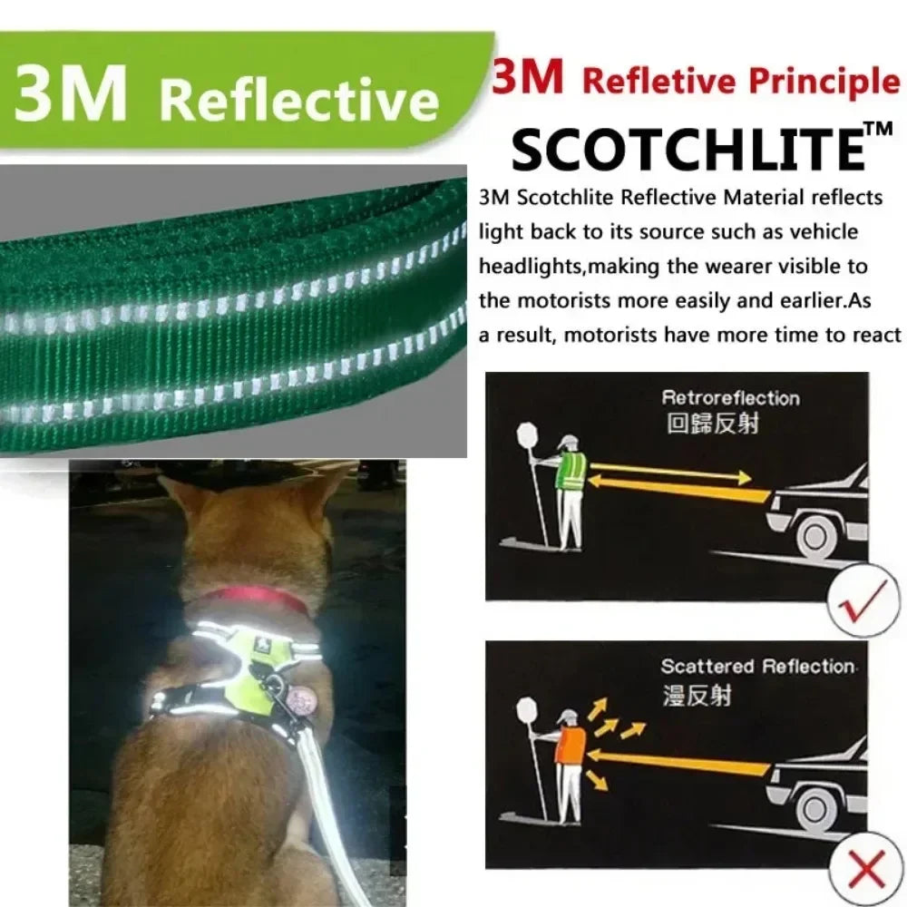 Puppy Walking Harness Reflective Safety Straps