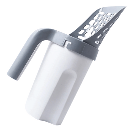 Cat Litter Scoop With Built-In Trash Can