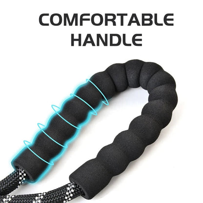 Durable Pet Leash Padded Grip Hi-Vis Rope