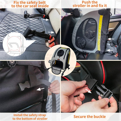 Pet Stroller Carrier Small Dogs