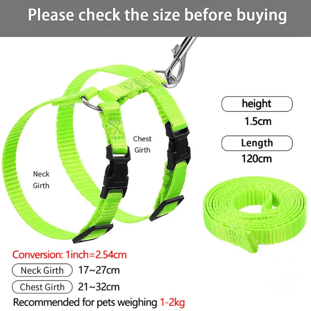 Bunny Harness Leash Set Comfortable