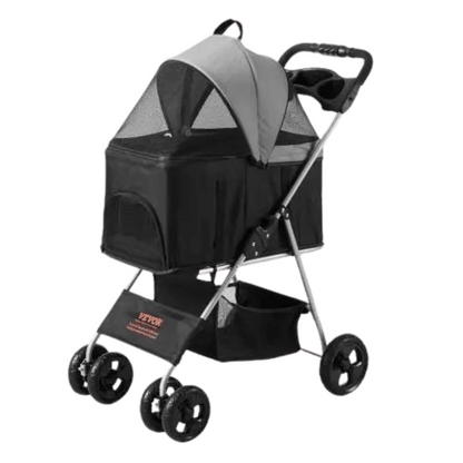 Pet Stroller Portable Removable Storage Basket - Pupporia