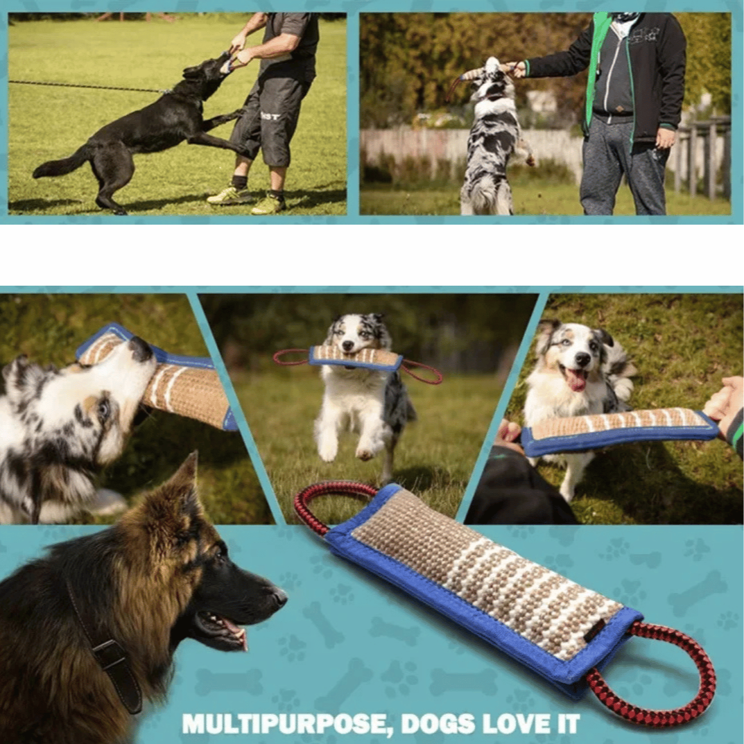 Durable Jute Dog Bite Pillow