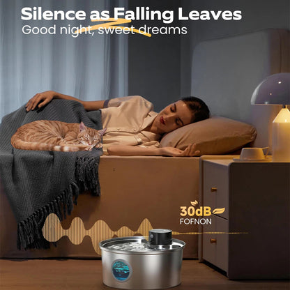 Automatic Cat Water Fountain Dispenser Silent