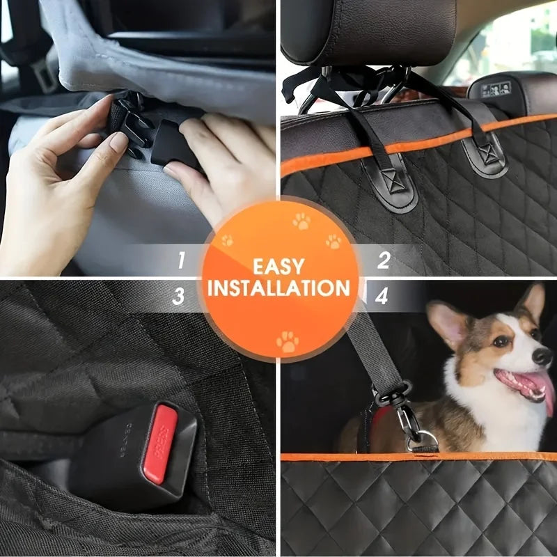 Pet Car Seat Cover Protector for Rear Seats