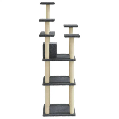 Tall Multi-Level Cat Tower with Hideaways