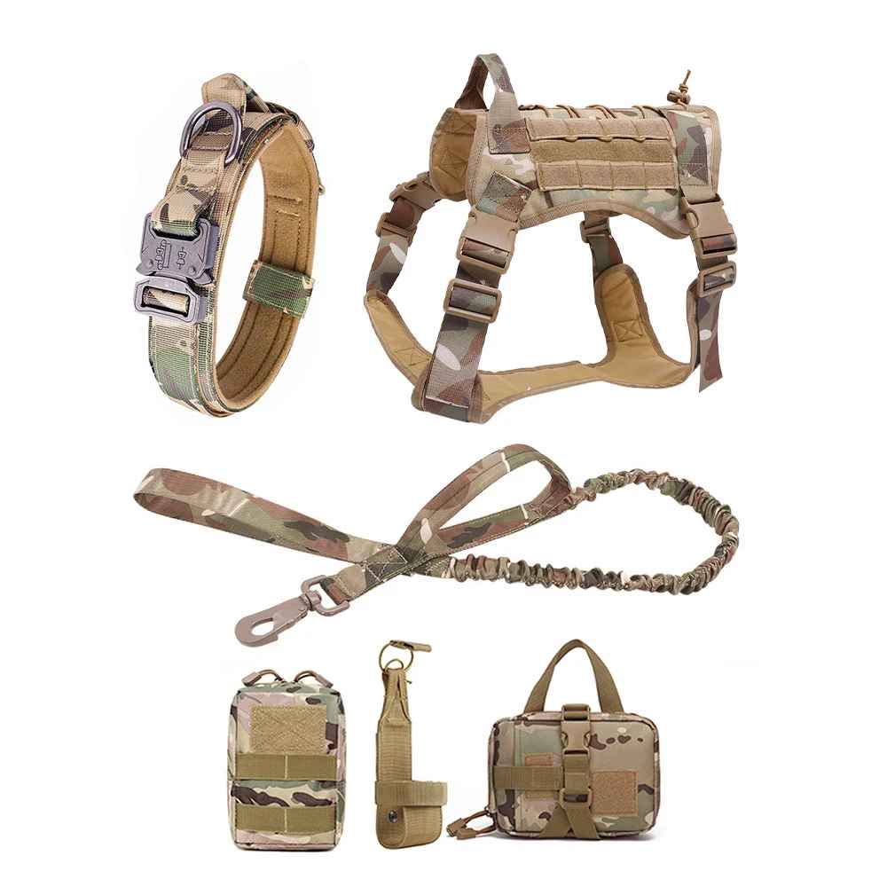 Tough Dog Training Vest Set with Leash and Pouch