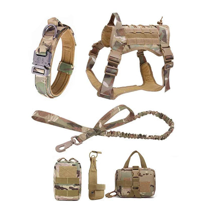 Tough Dog Training Vest Set with Leash and Pouch