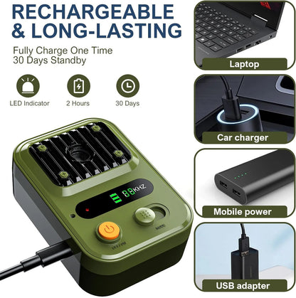 Rechargeable Dog Bark Trainer Outdoor Indoor Device