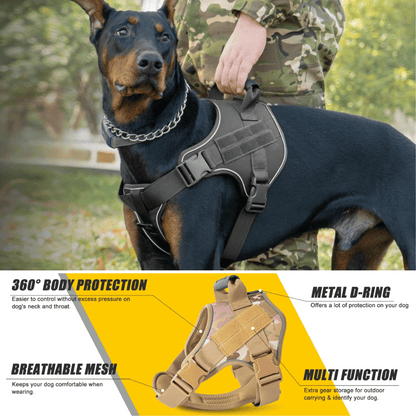 Durable Dog Training Vest Heavy Duty Harness