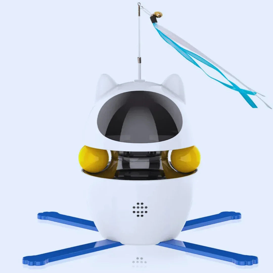 Robotic Cat Toy Moving Feather Teaser