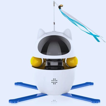 Robotic Cat Toy Moving Feather Teaser