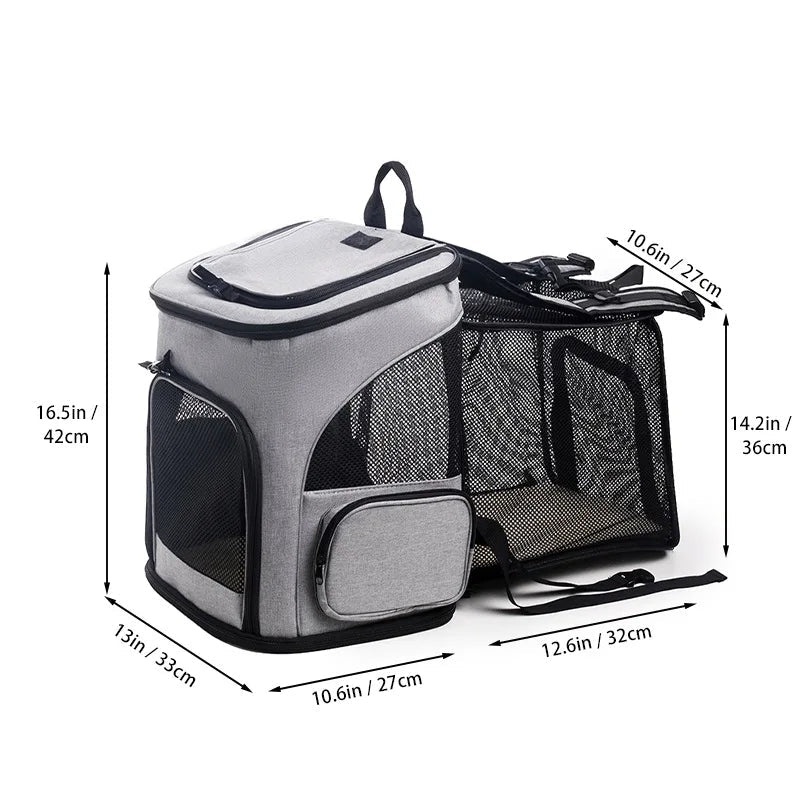Ventilated Pet Carrier Hiking Backpack
