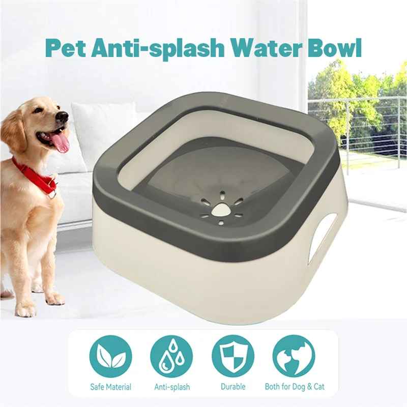 Pet Spill Proof Water Bowl 1L