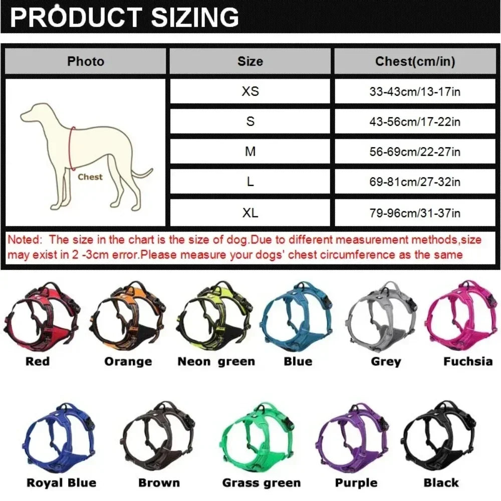 Puppy Walking Harness Reflective Safety Straps