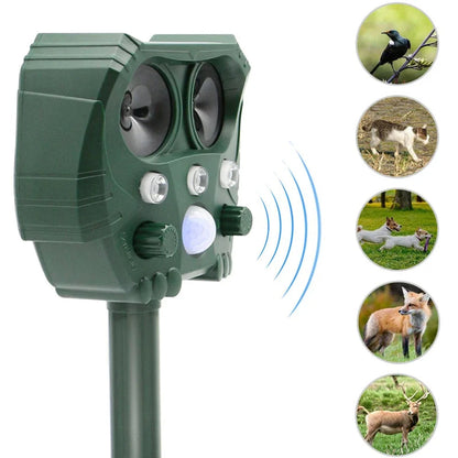Motion Activated Animal Repellent Device Outdoor