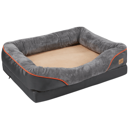 Orthopedic Dog Bed Plush Waterproof Machine Washable